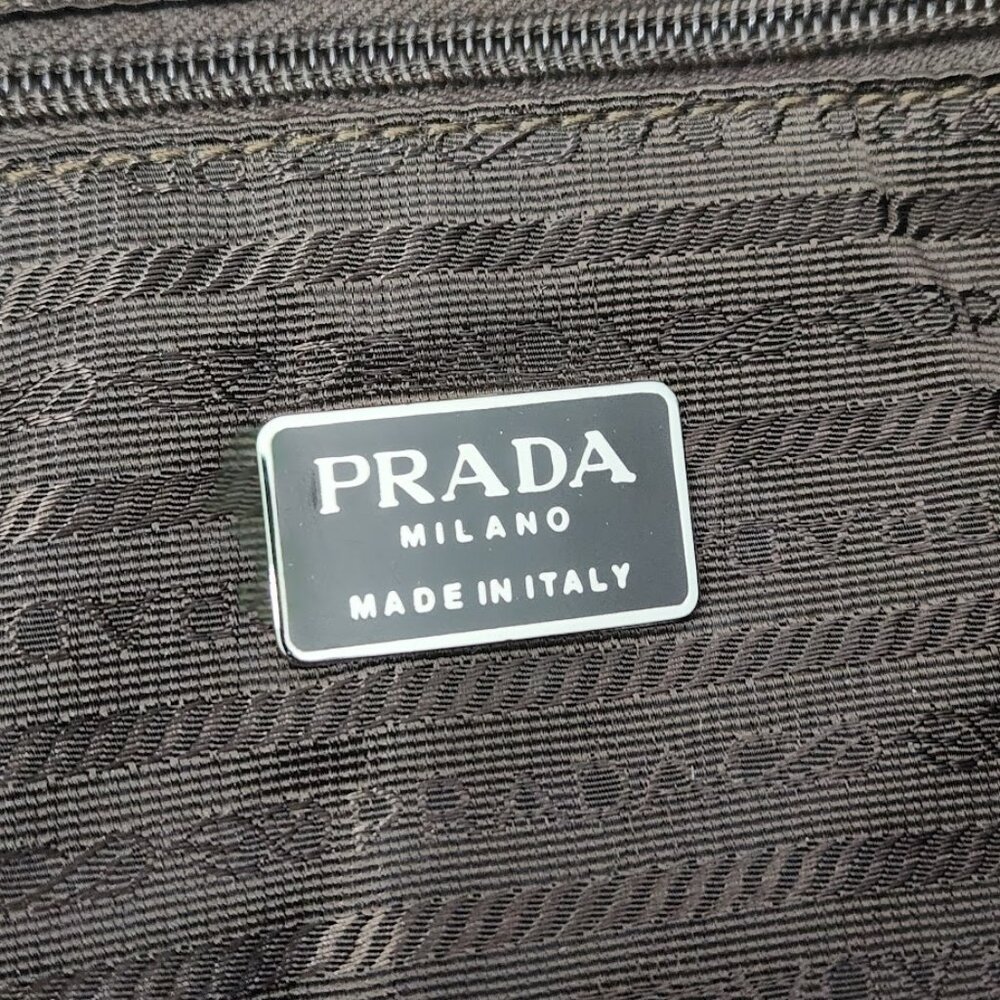PRADA TESSUTO NYLON AND LEATHER BRIEFCASE DOCUMENT TRAVEL WEEKENDER BAG - Picture 11 of 15